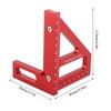 Aluminum Alloy Multi Angle Measuring Ruler Woodworking Square Protractor 45 Degrees  90 Degrees  Miter Triangle Ruler