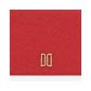 Daks Red Cutting Logo Card Wallet Dcwa0e002r2