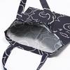 Marimekko Pieni Piirto Unikko Fabric 44x43cm and 073399 This item is a monotone tote bag with a Nordic floral Bag, (Black White), 911. pre-owned,