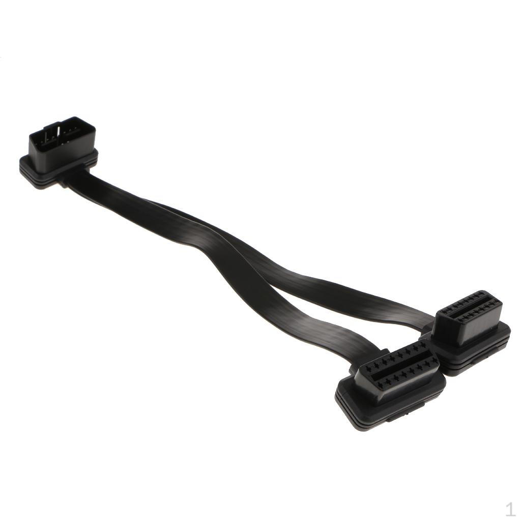 

OBDII 16 Splitter Male to Dual Female Extension Cable Adapter
