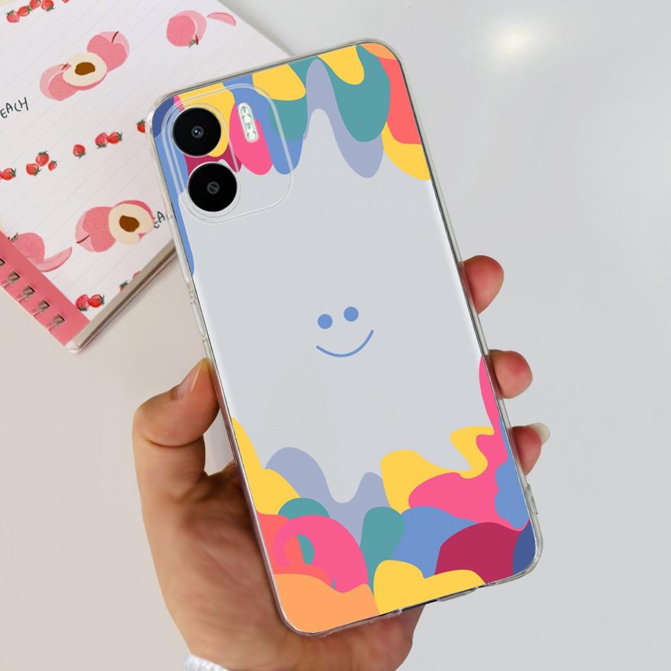 For Xiaomi Redmi A1 A1+ 2022 Cute Painted Phone Case For Redmi A1 Plus RedmiA1 A 1 A1+ Soft Silicone TPU Cases