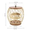 Wooden Base Coffee Pod Storage Fruit Shaped Coffee Pod Rack Coffee Capsule Holder  Coffee Station