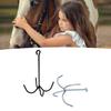 2PCS 4 Prong Tack Hooks Heavy Duty Horse Tack Cleaning Storage Hook for Stable Barns Trailer