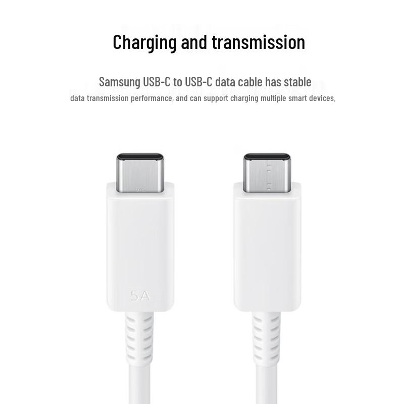 Samsung Original Type-C to Type-C 5A Super Fast Charging Cable