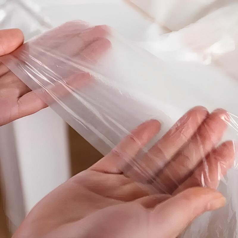 10/20/50PCS Disposable Tablecloths Transparent Tablecloths Waterproof Restaurant Party Catering Family Birthday Wedding Supplies
