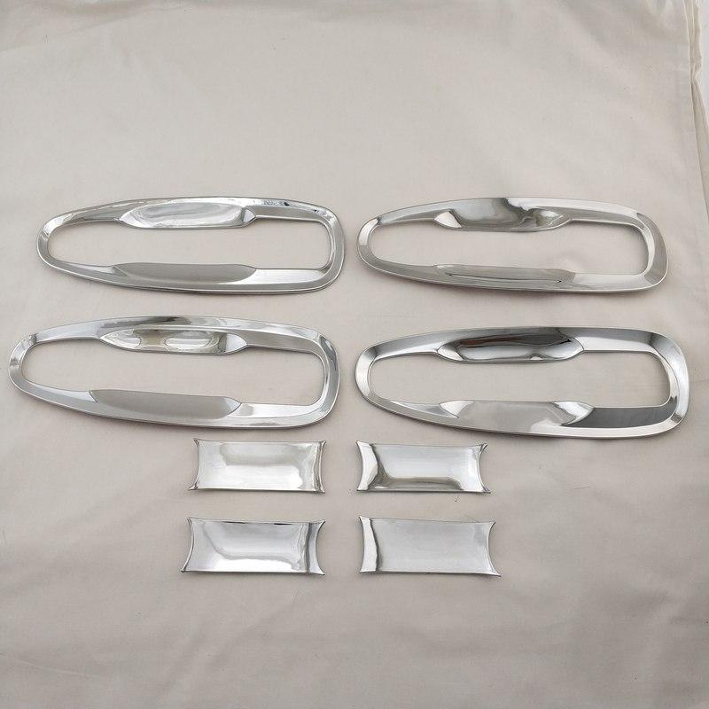 For Toyota Land Cruiser Prado FJ150 150 2010 2014 2015 2017 ABS Chrome Car Accessorie Door Handle Bowl Cover Trim Paste Style