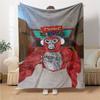 1Pc Gorilla Party Celebration Blanket For Couch Bed Plush Cozy Fuzzy Blanket Super Soft Warm Blankets For Fall And Winter 091896