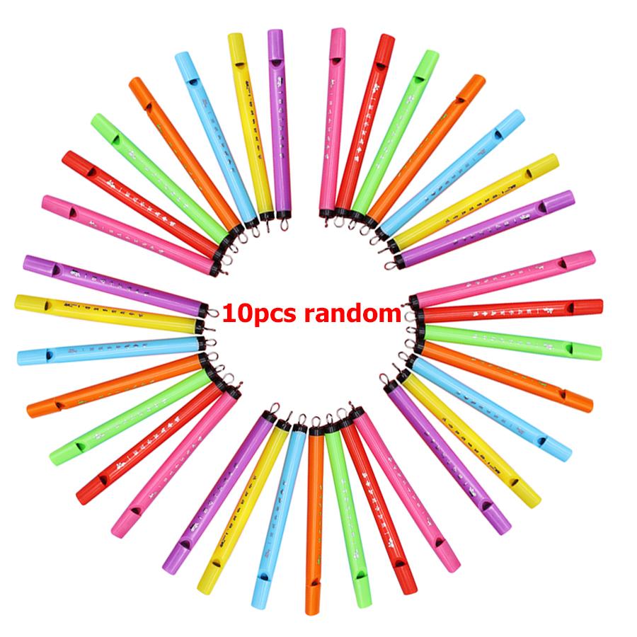 

10pcs 12cm Plastic Pull Type Flute Bird Call Simulator Creative Party Sounding Flute Unique Sounding Whistle Party Small Gifts