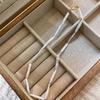 Real Natural Freshwater Baroque White Toothpick Pearl Necklace Women'S Light Luxury Niche Stacked Wear Four Seasons Sweater Neck Chain