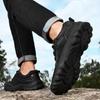 Men's Cowhide Boots Outdoor Non-slip Sports Ankle Boots Thickened Mountaineering Low-top Shoes Short Boots