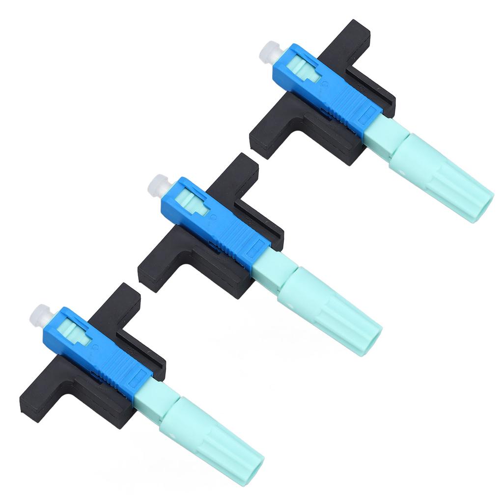 20PCS FTTH Embedded Fiber Connectors SC-UPC Cold Splicing Single Mode Fiber Optic Quick Connector T 