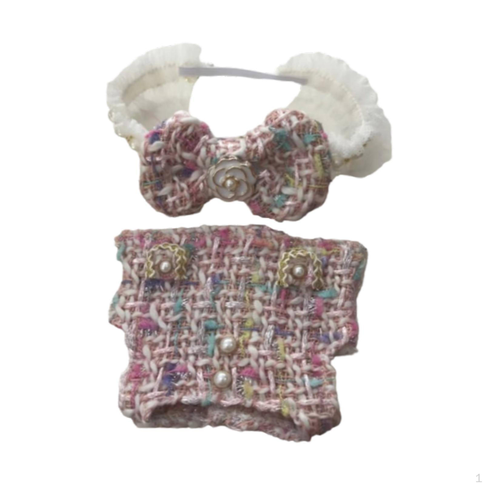 

Кукольный наряд для девочек, платье без рукавов, творческая игра и украшение розовый