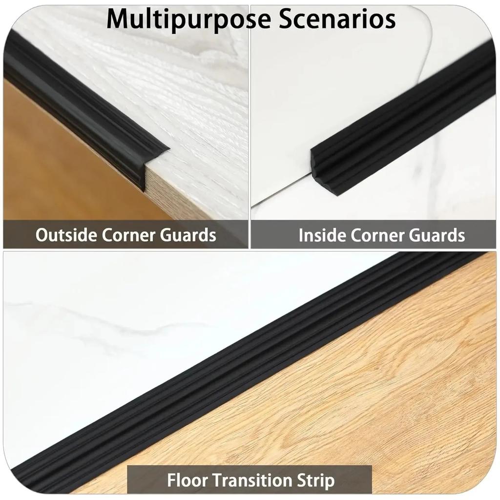 1PC 39.37/78.74inch Stick Wall Edge Protector, Inside & Outside Corner Guards, Self-Adhesive Molding Trim for Table, Door Frame