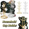 Modern Style Water Cup Rack Stainless Steel Wine Cup Holder Ins Style Teacup Holder  Cup Display