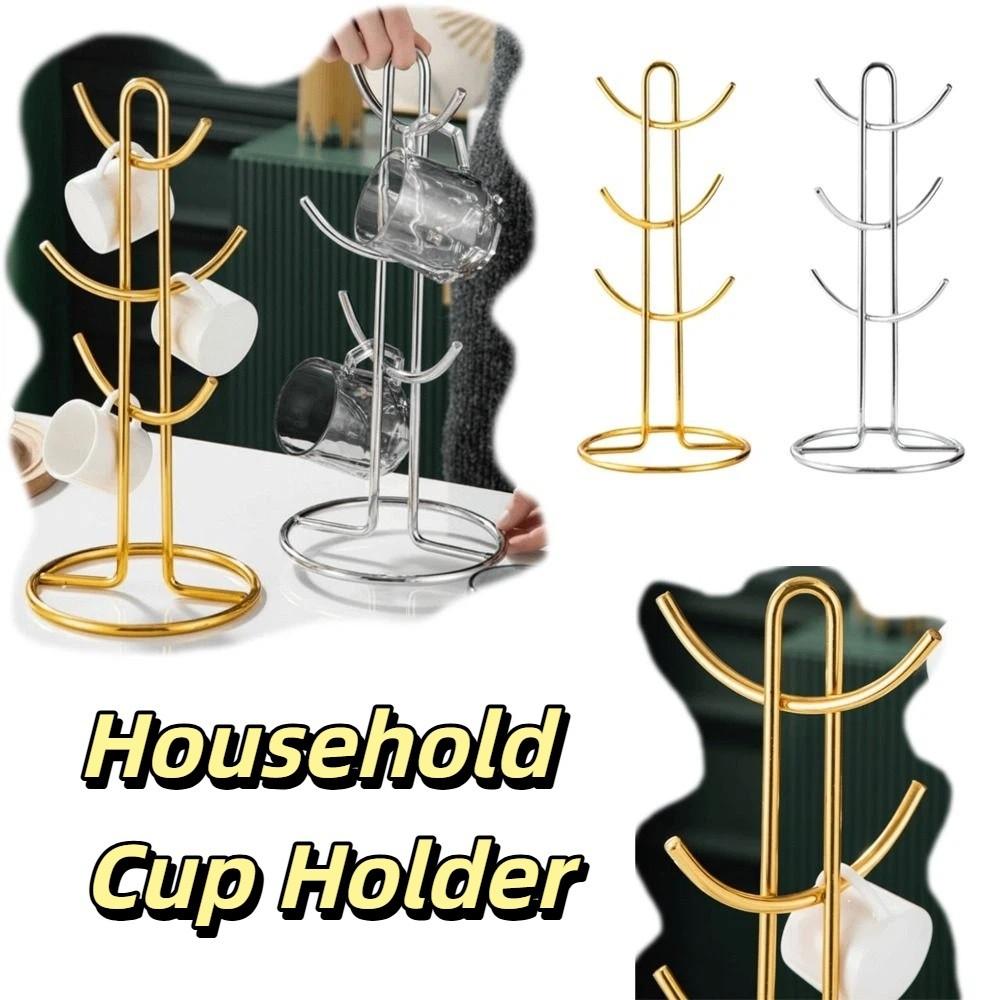 Modern Style Water Cup Rack Stainless Steel Wine Cup Holder Ins Style Teacup Holder  Cup Display