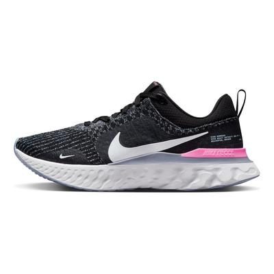 React Infinity Run Flyknit 3 Schwarz Football Grey Pink Herren Sneaker DZ3014-001