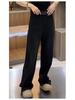2025 Women's High Waist Retro Micro Flare Wide Leg Jeans - Plus Size, Slimming, Loose, Floor-Length for Spring/Autumn