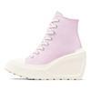 Converse Chuck 70 De Luxe Wedge Wygodne Wysokie Płócienne Buty Damskie Sneaker Fioletowy Biały Czarny A07584C