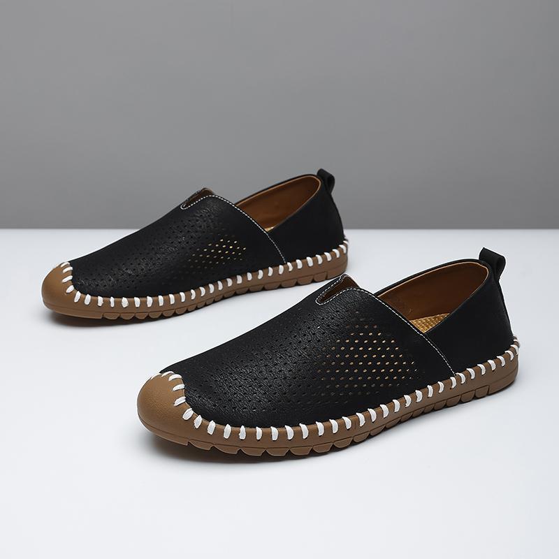 Fashion Breathable Soft  Loafers Slip on Men Casual Shoes Sneakers New Fashion Comfortable Moccasins Handmade Leisure Male Driving Shoes