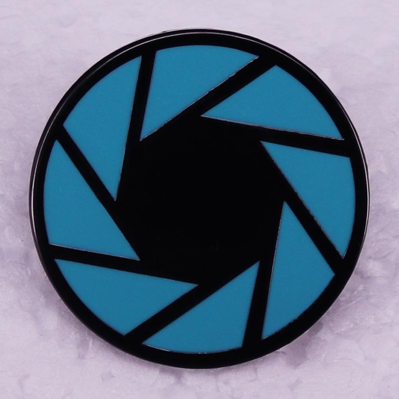 Aperture Science Logo Brooch from Portal Series Size 1 Translation