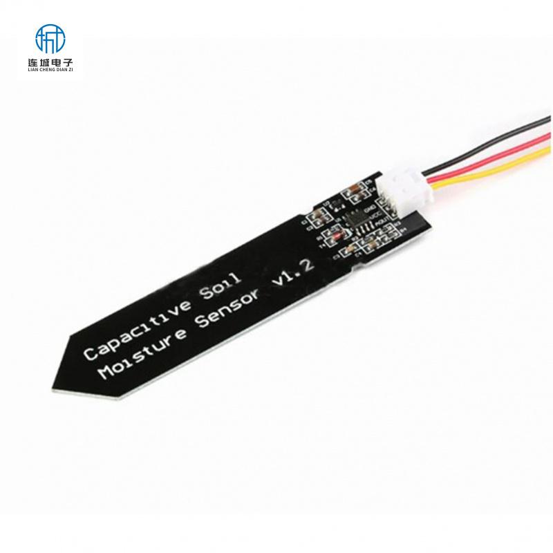 5Pcs/Lot Capacitive Soil Sensor Module, Anti-Corrosion Design, Wide Voltage Input 3.3V for Garden Monitoring