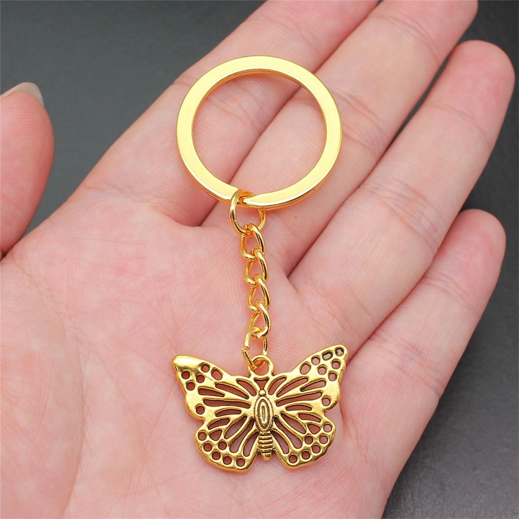 Bee Butterfly Garden Insect Keychain for Friends Hot Sale Modern Bridesmaid Gift Dainty Daily Use Accessory