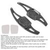 Carbon Look Steering Wheel Paddle Shifter Extension For VW Golf 8 Tiguan
