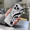 Music Note Painted Transparent Phone Case For Samsung Galaxy S26 S23 S24 S25 Ultra S22 S21 S20 Plus FE A50 5G Protective Cover