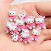 20Pcs Cute Mini Cartoon Kitten Animal Resin Figurine Crafts Cabochon Ornament Jewelry Manicure Hairpin Making Accessories A128