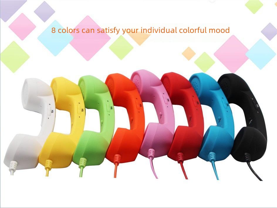 Retro Telephone Style Mobile Phone Handset Earphone