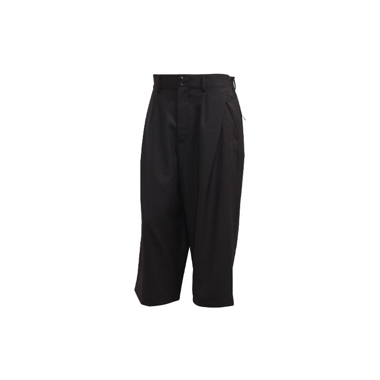 

Y-3 Повседневные свободные прямые укороченные брюки мужские низ черный GK7874 L