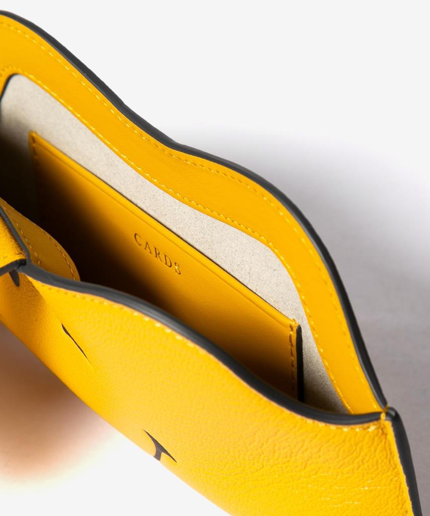 Anya Hindmarch Sunglasses Case 5050925 Sunglasses Holder Wink in Capra MUSTARD/Mustard [Used]