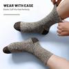 5 Pairs Merino Wool Socks For Men, Super Thick Hiking Socks Thermal Socks For Cold Weather
