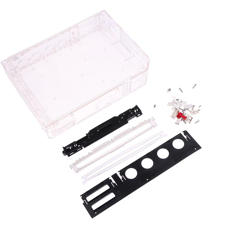 

Черный для полного корпуса крышки корпуса с кнопками для Wii прозрачный корпус для игровой консоли Wii белый