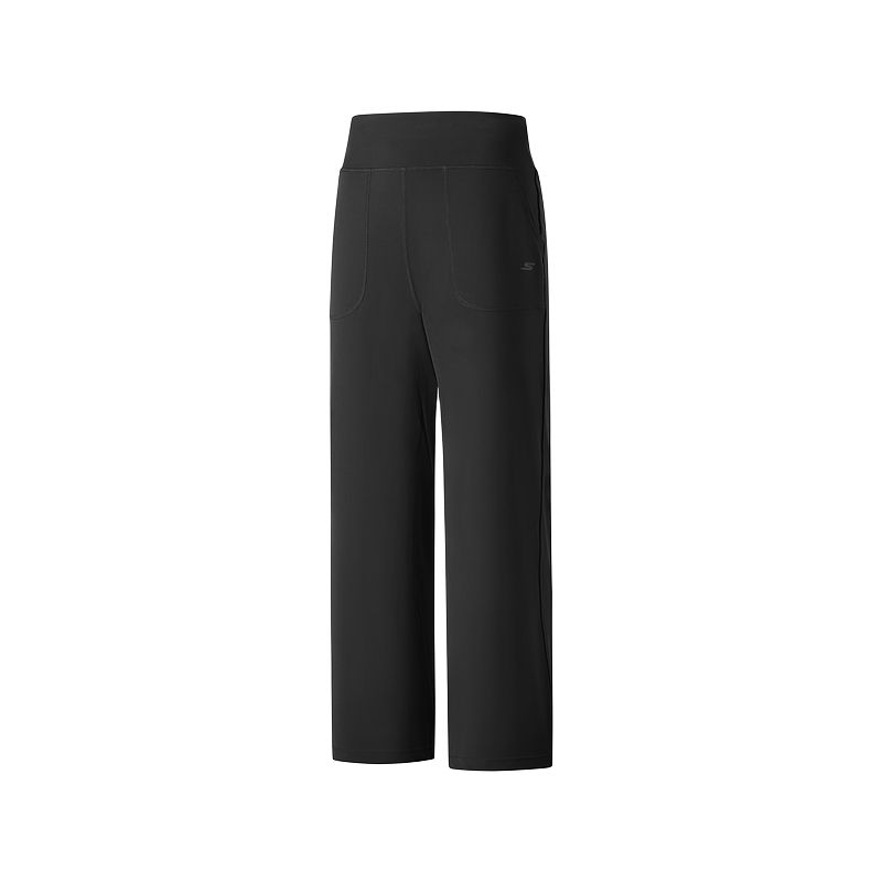 Skechers FW25 Casual Simple Straight Leg Knitted Sports Pants Women bottoms P126W018-03B6 S