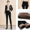 2025 Winter Women's Fleece-Lined High-Waisted Denim Skinny Pants - Slimming, Figure-Flattering, and Elastic Waist.