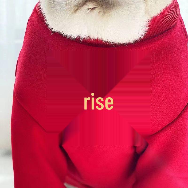 Lunar New Year Outfit for Labradors & Golden Retrievers - Festive Winter Apparel for Medium to Large Dogs