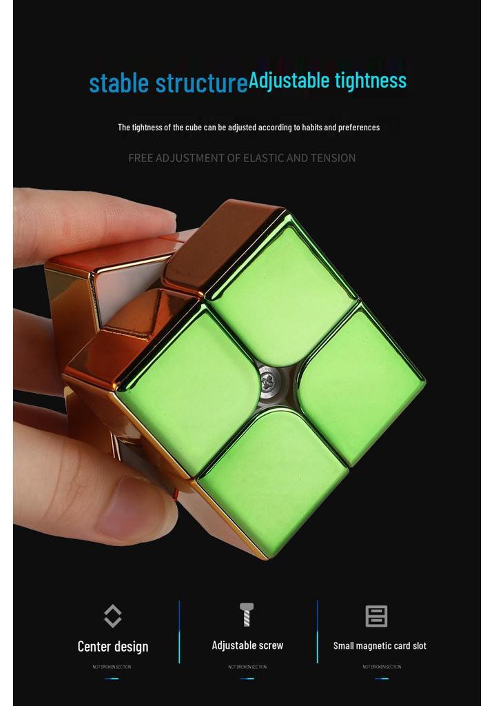 Saint Hand Legend Iridescent Magnetic 3x3 Rubik's Cube: Professional, Smooth, Educational Children's Toy