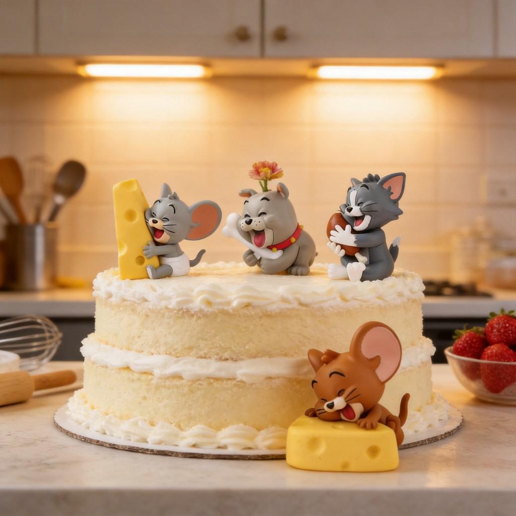 Tom und Jerry PVC Sammlerfigur für Kinder zum Lernen und Spielen