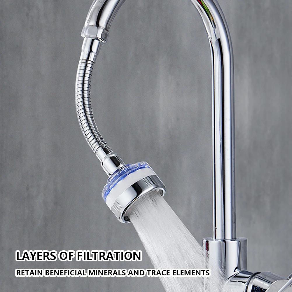 Kitchen Faucet Water Filter 360° Sink Filter Pressurized Sink Faucet Water Filter Universal Faucet Aerator Bathroom Accessories