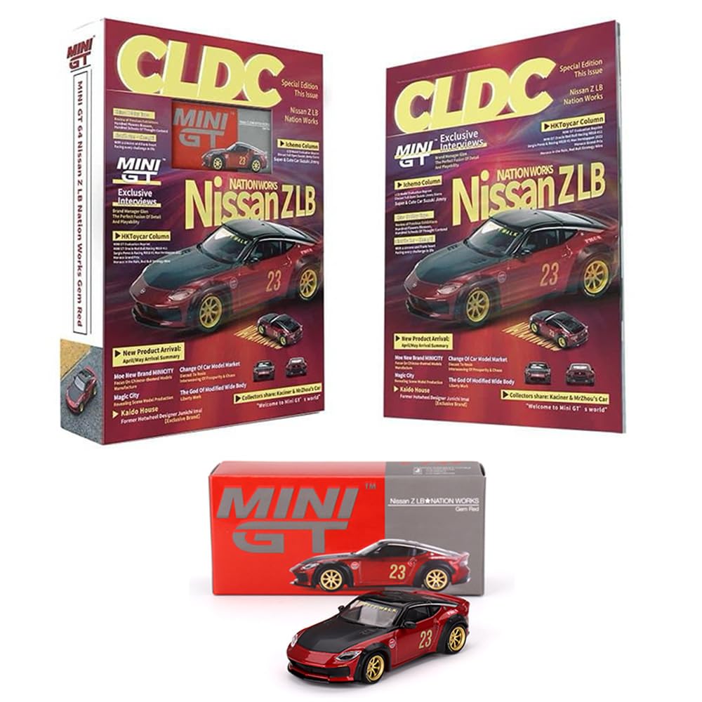 MINI GT Масштаб 164 Журнал CLDC с Nissan Z LB Nation Works CLDC синий