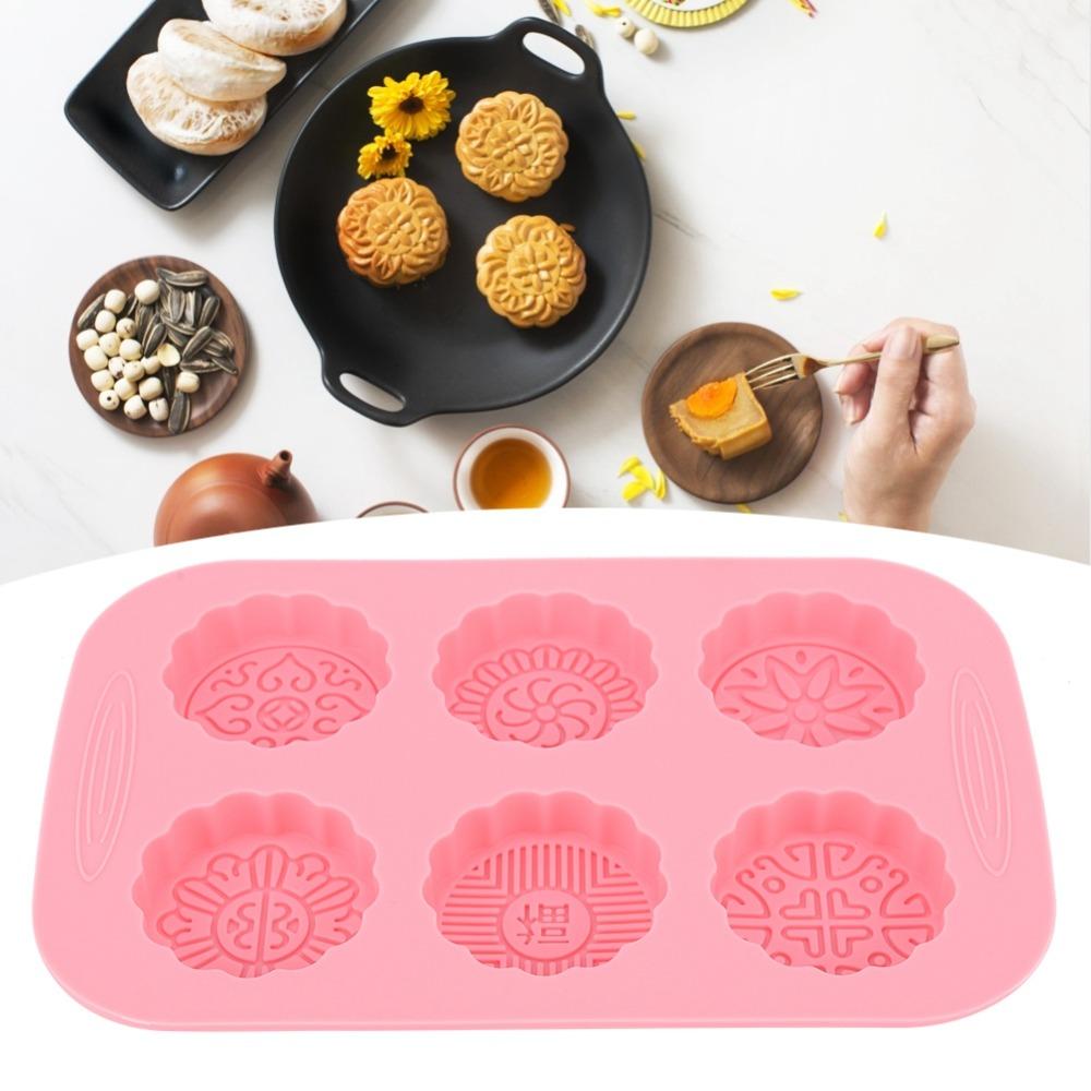 25*16*2cm Mooncake Mold Pink Chocolate Mold Practical Soap Making Mold For Baking