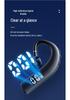F19 Wireless Bluetooth Ear-Hook Sport Earphone with Noise Cancellation & Digital Display, Single Ear, 5.2