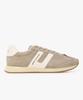 Armani Exchange Men'S Logo Patch Suede Sneakers _Warm Grey_A416175005