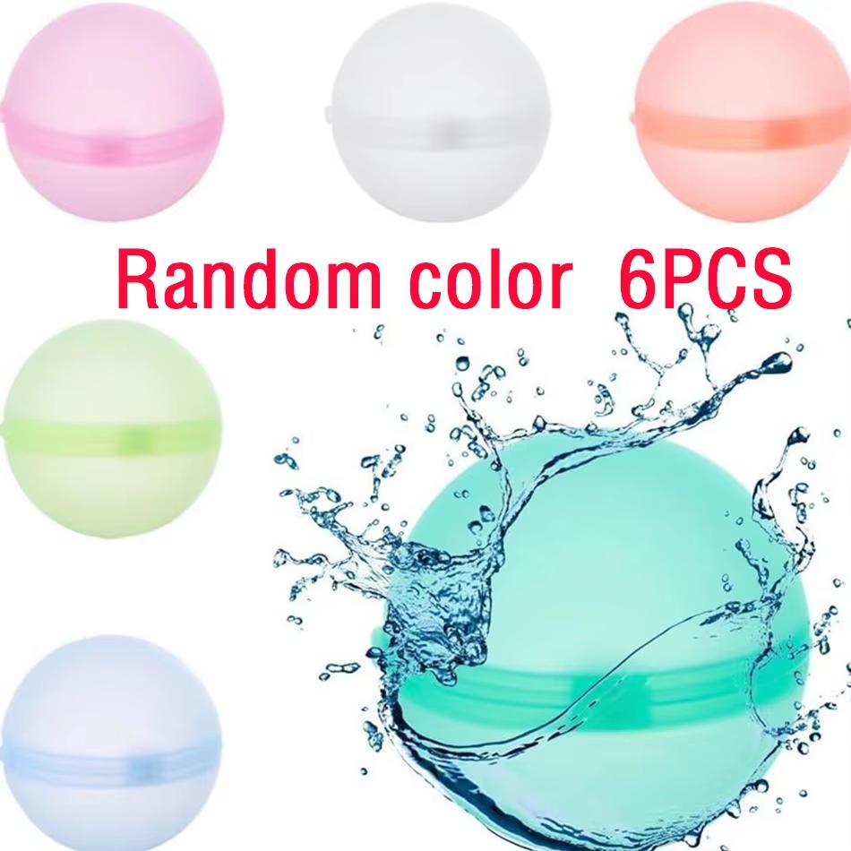 Swimming Pool Reusable Water Balloons Refillable Water Balloon Quick Fill Self Sealing Water Bomb Splash Balls for Kids Gifts