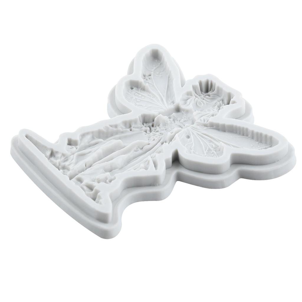 Butterfly Fairy Silicone Mold Flower Fairy Fondant Molds Cake Decorating Tools Theme Cake Dessert Decorated Chocolate Candy Mold
