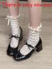 French Silver Mary Jane Shoes For Women Summer Elegant Low Heel Dress Footwear