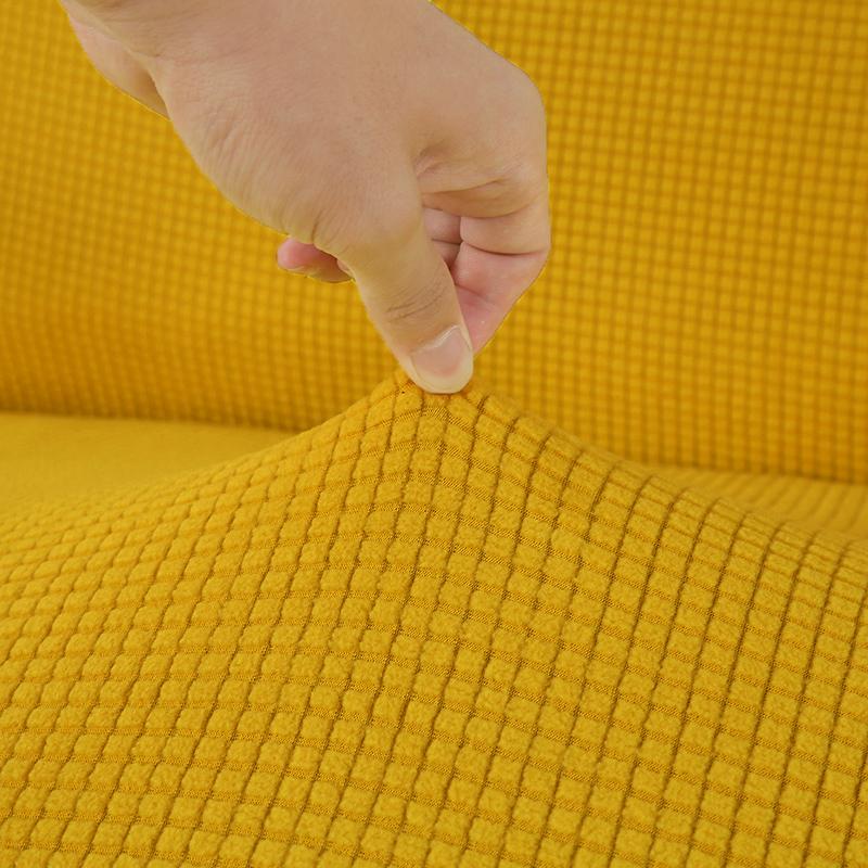 Sofa Covers For Living Room Armchair Cover Elastic Plaid Corner Sofas Cover Couch Slipcover 1/2/3/4/5 Seat Fleece Sofa Cover