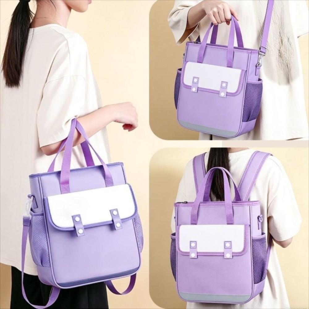 Large Capacity Teens Casual Daypacks Waterproof Student Book Shoulder Bag  Stationery