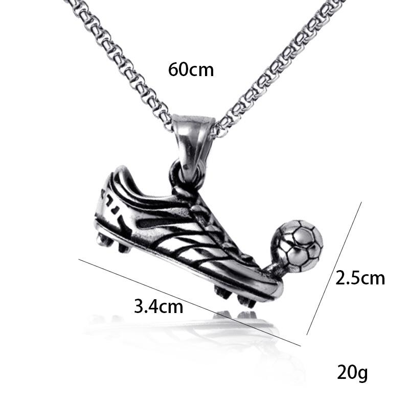 Collana Ciondolo Sneaker Moda Tifoso di Calcio - Gioielli in Lega
